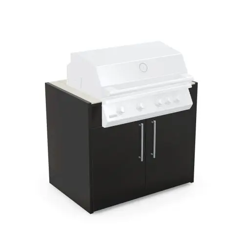 Brabura KC 100 Grill Cabinet with Iron Frost Countertop