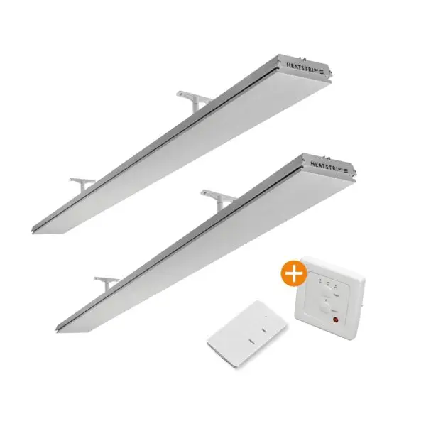Heatstrip Elegance 3600 Watt Heaters met Wall Remote