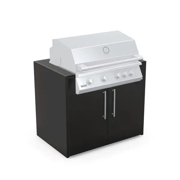 Brabura KC 100 Grill Cabinet with Nero Zimbabwe Countertop