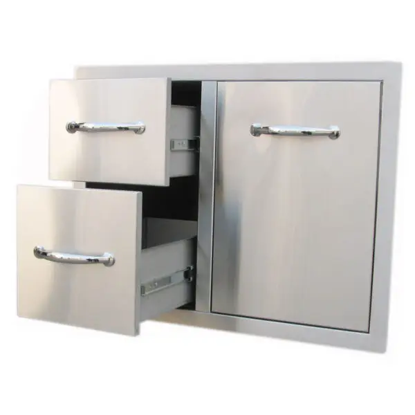 Sunstone Double Drawer Trash Combo 30" - Image 3