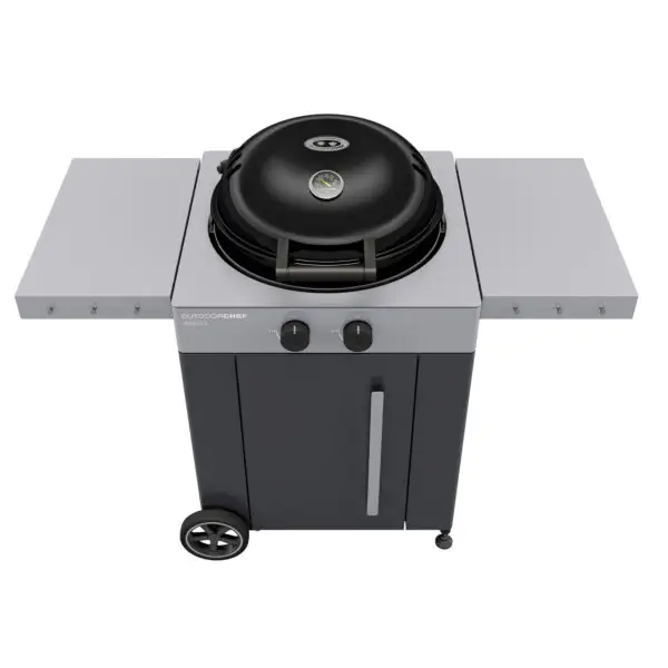 Outdoor Chef Arosa 570 G Grey Steel Gas Kettle Barbecue - Image 2