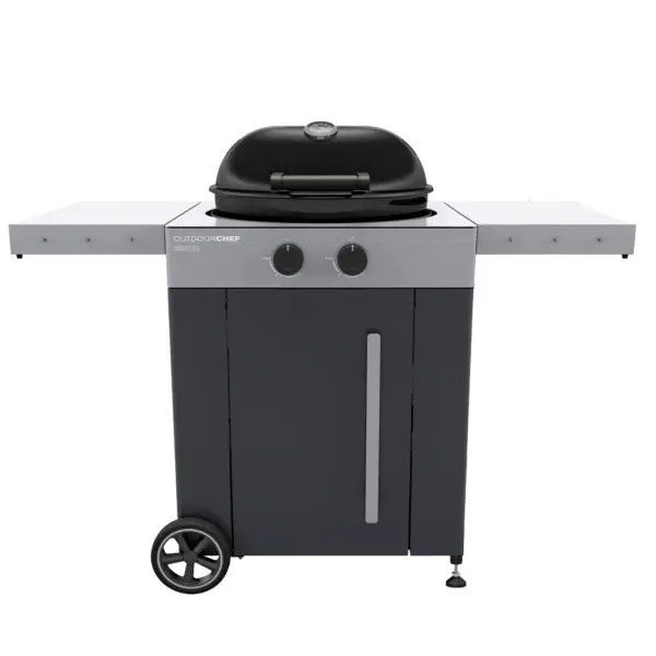 Outdoor Chef Arosa 570 G Grey Steel Gas Kettle Barbecue - Image 3