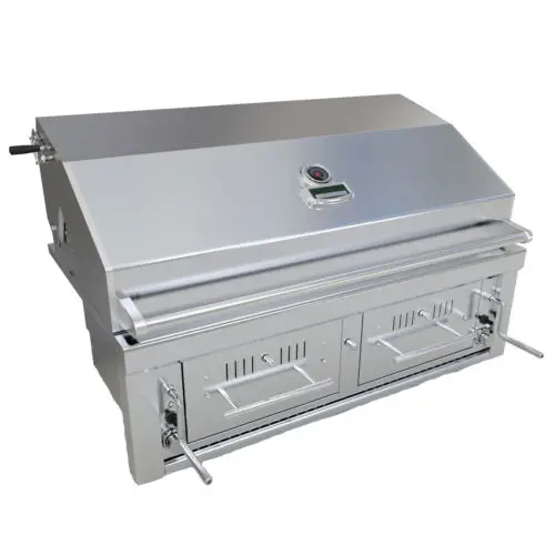 Sunstone 42" Charcoal & Wood Hybrid Dual Zone Grill