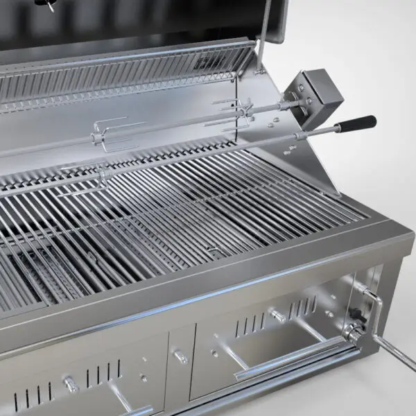 Sunstone 42" Charcoal & Wood Hybrid Dual Zone Grill - Image 6