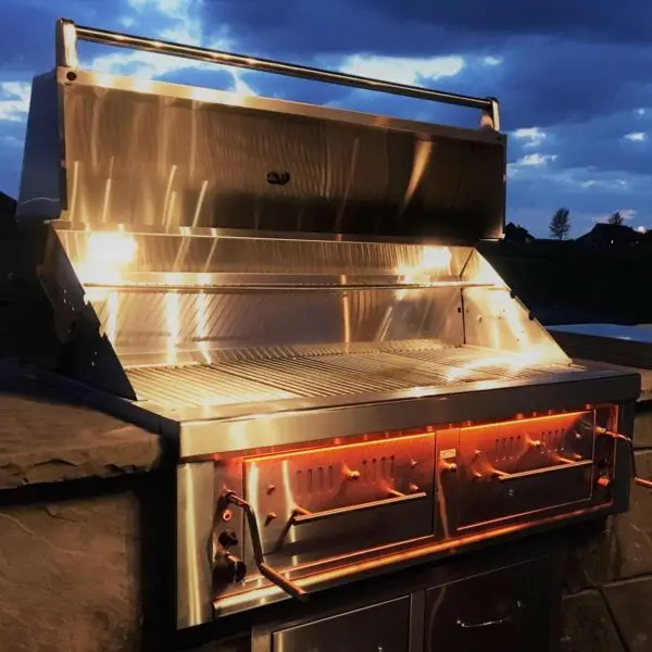 Sunstone 42" Charcoal & Wood Hybrid Dual Zone Grill - Image 7