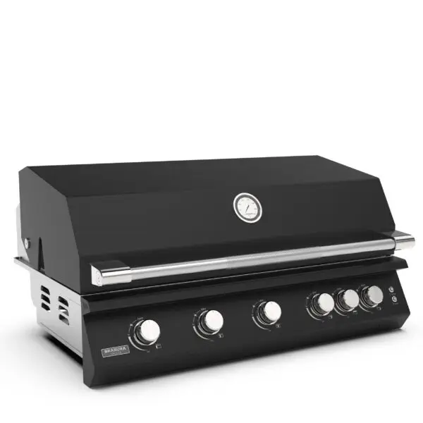 Brabura Fusion 500 Matte Black Built In Gas Barbecue - Image 3