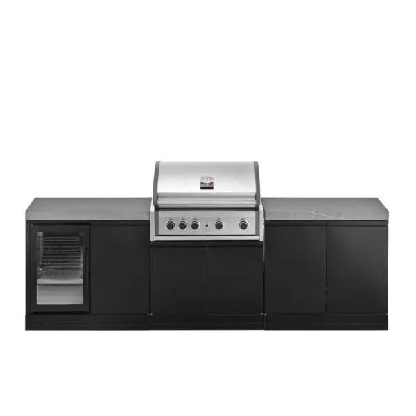 GrandPro 262 Pro Elite 4B Outdoor Kitchen with Fridge
