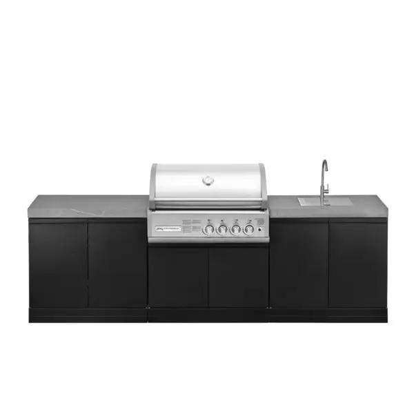 GrandPro 272 Crossray Grill 4B Outdoor Kitchen with Sink