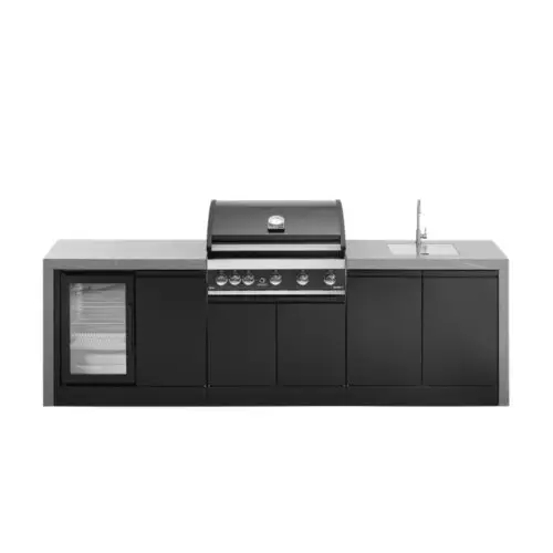 GrandPro 274 Maxim G5 Outdoor Kitchen with Fridge + Sink Waterfall Edition