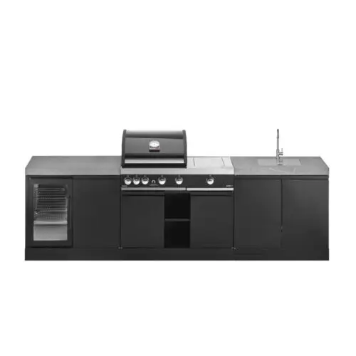 GrandPro 287 Premium G4 Plus Outdoor Kitchen with Fridge + Sink