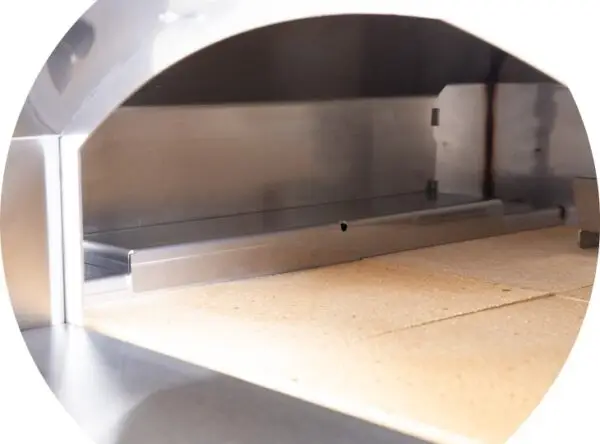 Fontana Marinara Rosso Countertop Dual Fuel Pizza Oven - Image 4