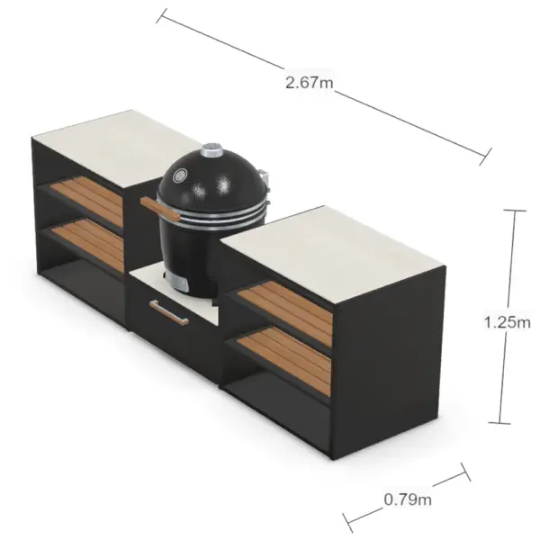 Brabura Kamado Outdoor Kitchen - Image 3