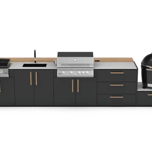 Brabura Fusion 4B with Plancha 2B Outdoor Kitchen
