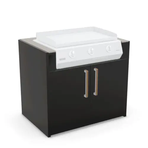 Brabura KC 100 Plancha Cabinet with Pietra Di Luna Countertop