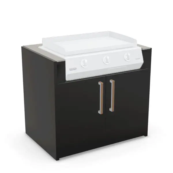 Brabura KC 100 Plancha Cabinet with Pietra Di Luna Countertop
