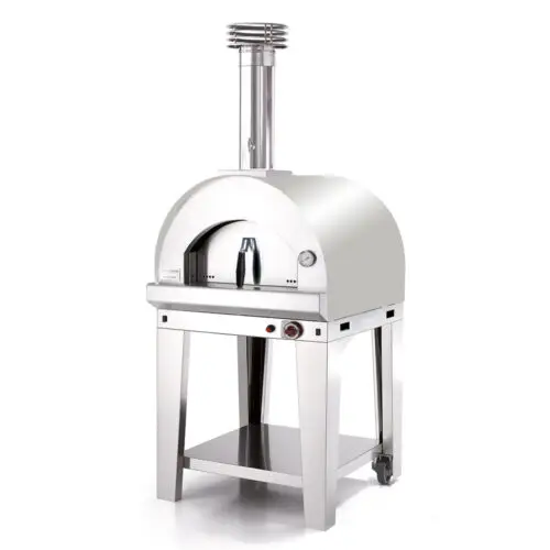 Fontana Margherita Stainless Steel Dual Fuel Pizza Oven Including Trolley