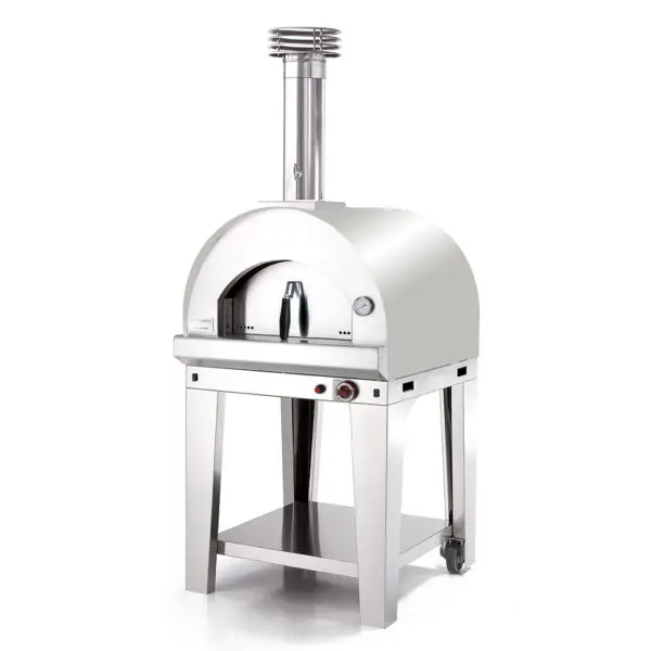 Fontana Margherita Stainless Steel Dual Fuel Pizza Oven Including Trolley
