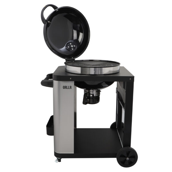 Packshot Dome Cart Pro Sideshelf Folded Open