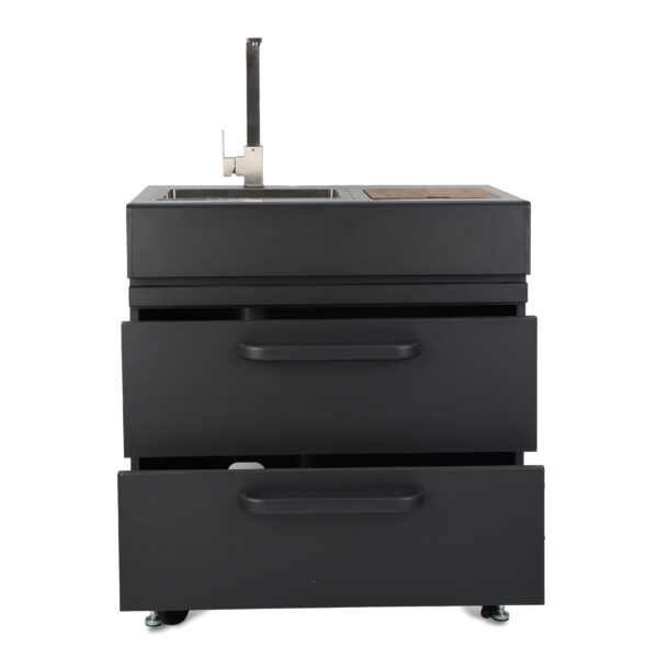 Packshot Sink Unit Open Drawers