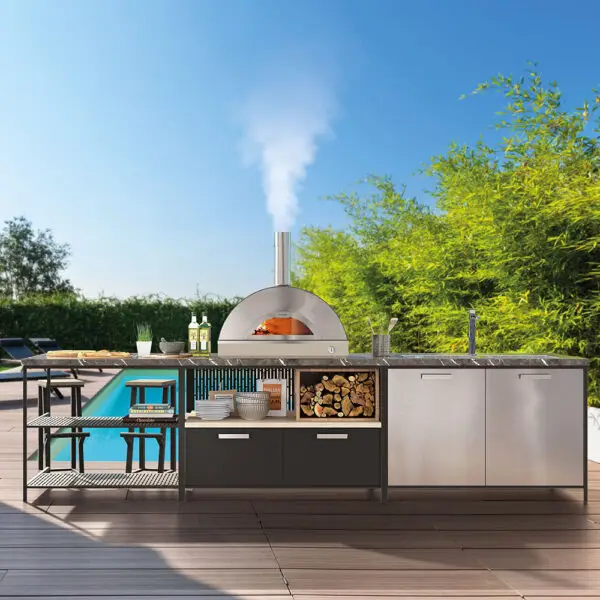 Fontana Riviera Build In Wood Pizza Oven - Image 3