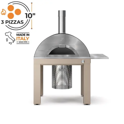 Fontana Riviera Wood Pizza Oven Including Trolley