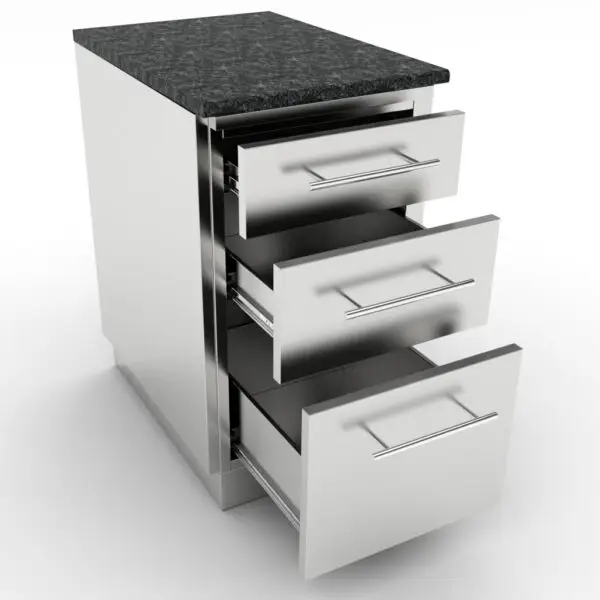 Sunstone Cabinet with 3 Drawers - Image 2