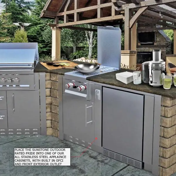 Sunstone Outdoor Rated Refrigerator - Image 4