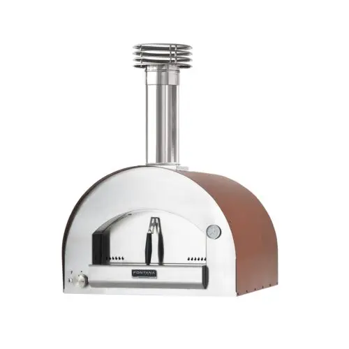 Fontana Margherita Rosso Countertop Dual Fuel Pizza Oven