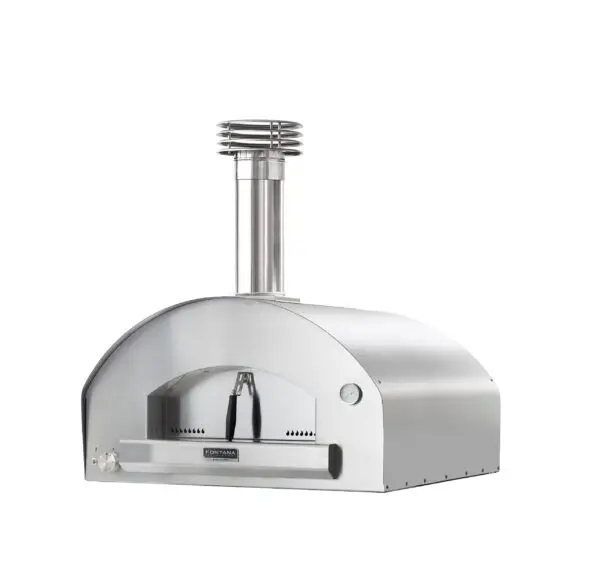 Fontana Marinara Stainless Steel Countertop Dual Fuel Pizza Oven