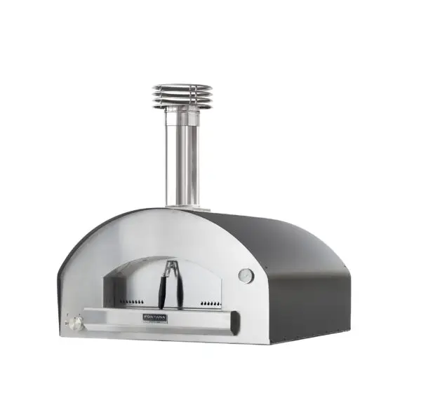 Fontana Marinara Anthracite Countertop Dual Fuel Pizza Oven