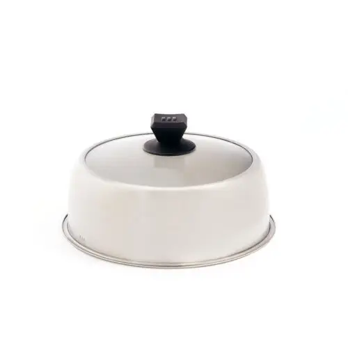 Brabura Basting Cover 30cm Stainless Steel & Glass