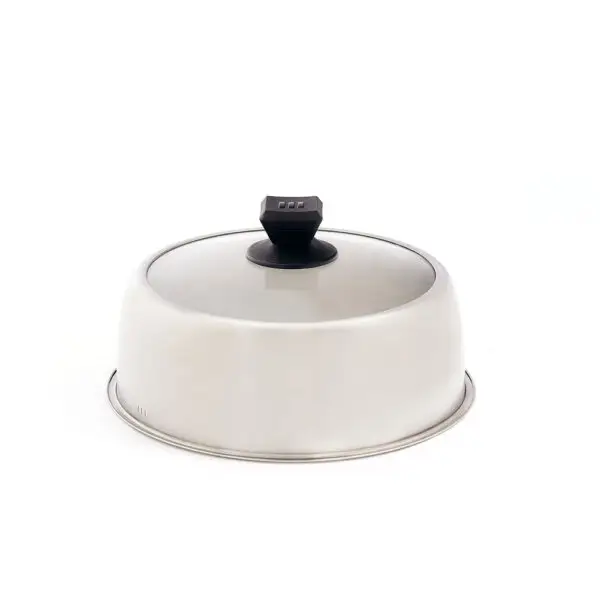 Brabura Basting Cover 30cm Stainless Steel & Glass
