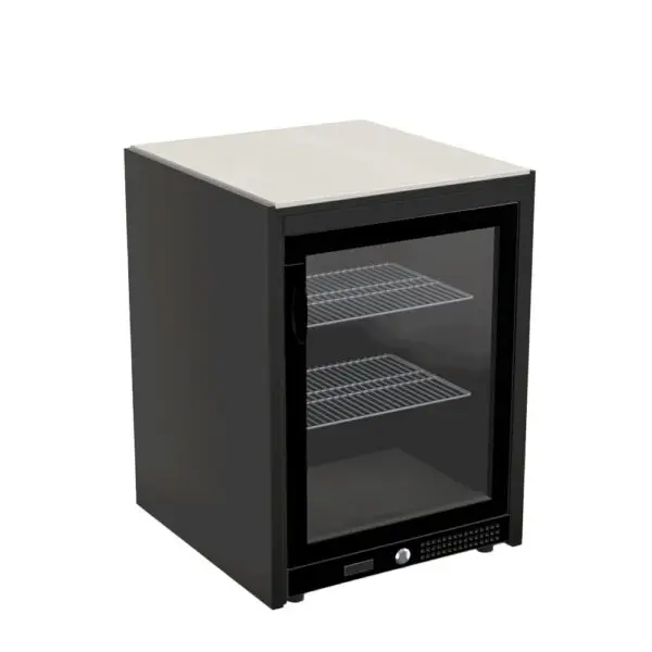 Brabura Fridge Cabinet with Iron Frost Countertop