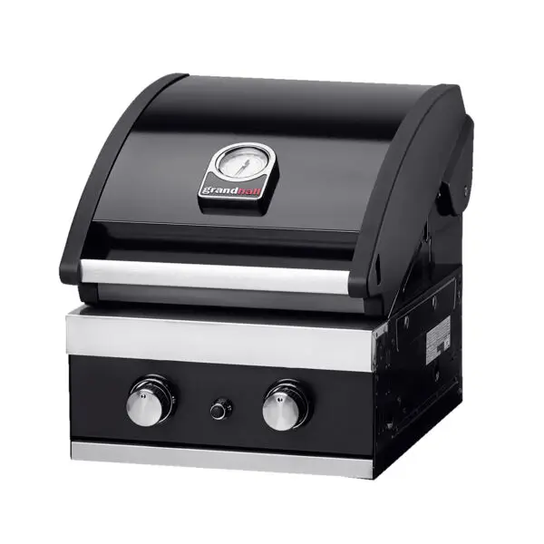 GrandHall Classic G2 Burner Built In Gas Barbecue - Image 4