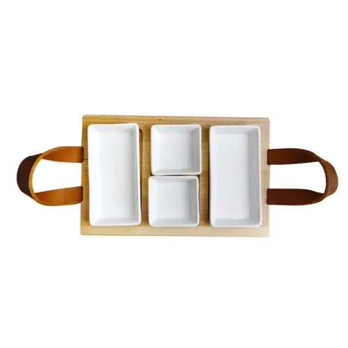 GRLLR <span>Get Together</span> Food Tray Medium | White