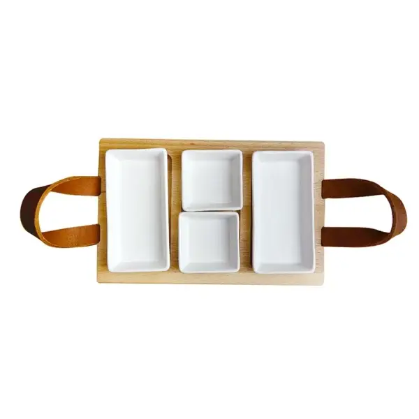 GRLLR <span>Get Together</span> Food Tray Medium | White