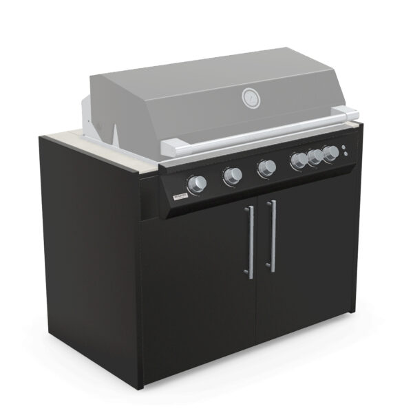 Brabura KC 120 Grill Cabinet with Iron Frost Countertop