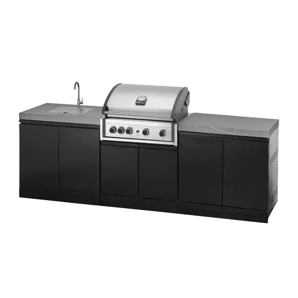 GrandPro Elite G4 Burner Gas Barbecue with Sink - Image 3