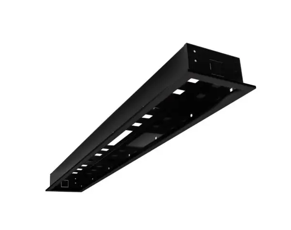 Heatstrip Flush Mount Enclosure Black - Suitable For Design 1500 Watt