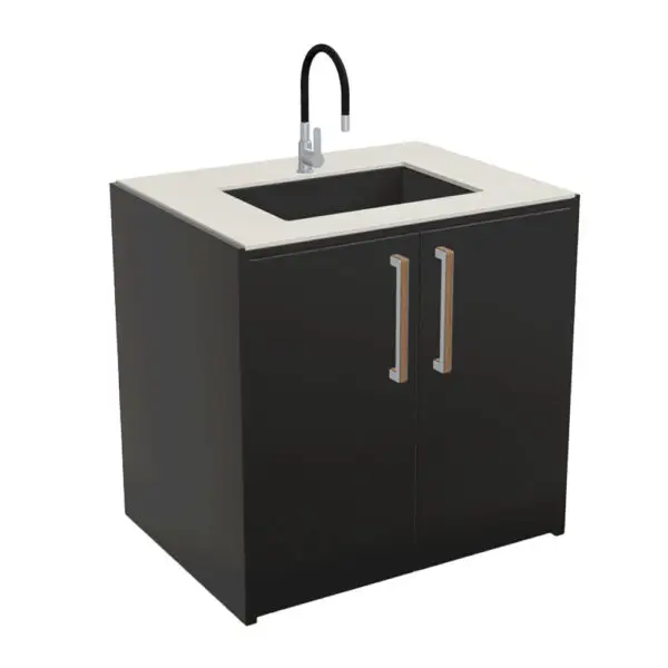 Brabura Sink Cabinet with Iron Frost Countertop