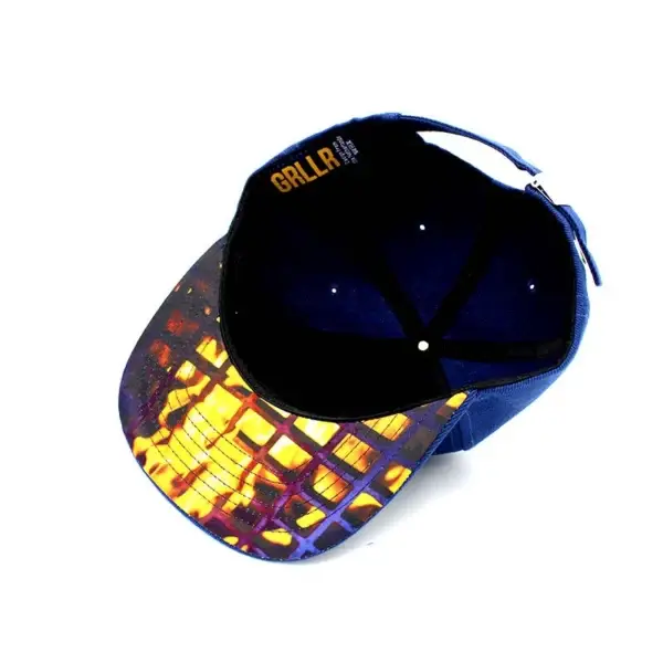 GRLLR Snapback Fire Blue - Image 3