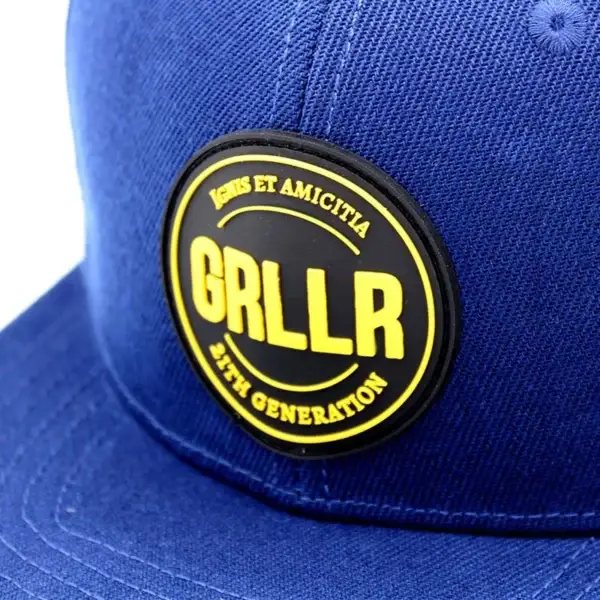GRLLR Snapback Fire Blue - Image 4