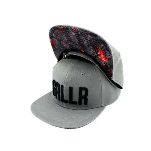 GRLLR Snapback Charcoal Grey