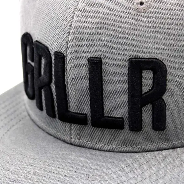 GRLLR Snapback Charcoal Grey - Image 4