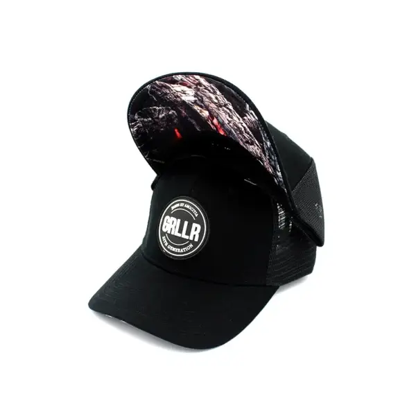 GRLLR Trucker Cap Burnt Black