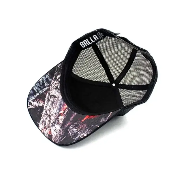 GRLLR Trucker Cap Burnt Black - Image 4