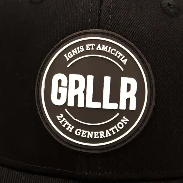 GRLLR Trucker Cap Burnt Black - Image 5