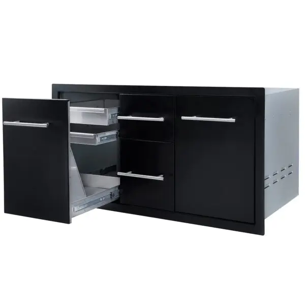 Sunstone Black Series Multi Storage Combo with Plastic Bin - Image 4