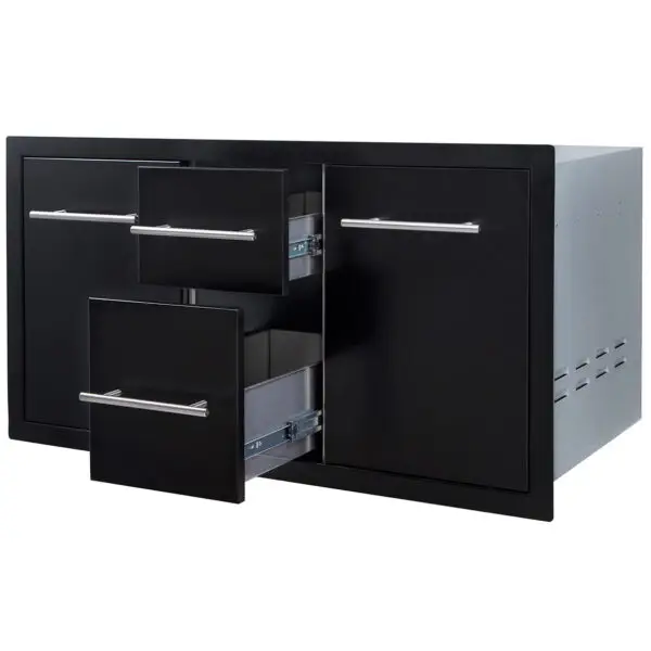 Sunstone Black Series Multi Storage Combo with Plastic Bin - Image 5