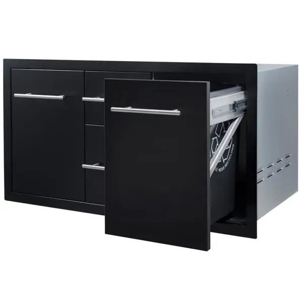 Sunstone Black Series Multi Storage Combo with Plastic Bin - Image 3